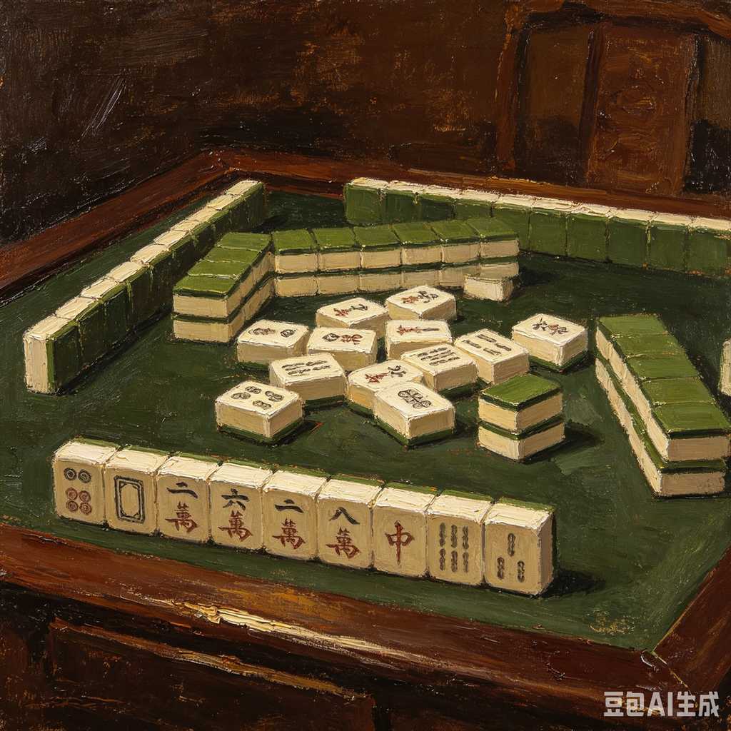 fine polished mahjong set
