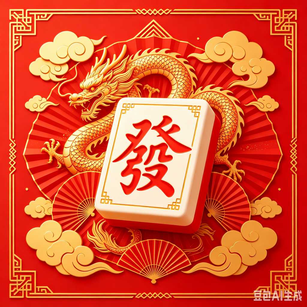 traditional color mahjong set